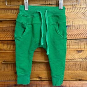 Bums & Roses Baby Kids Green Pull-On Jogger Pants - Brand